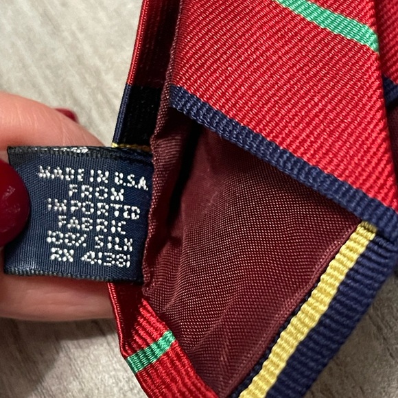 POLO RALPH LAUREN 100% Silk Necktie - Picture 6 of 7